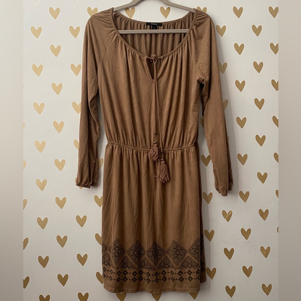 Espresso Suede Dress